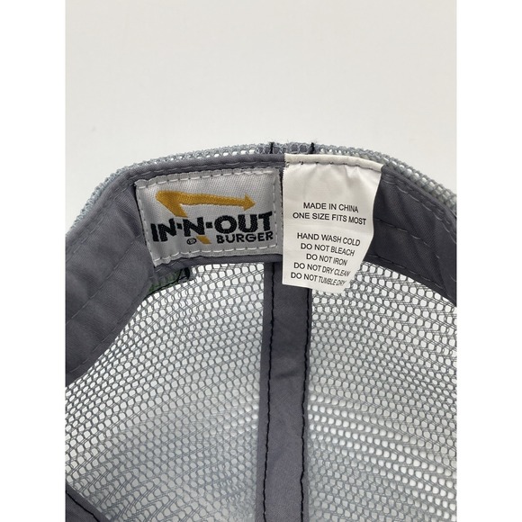 In N Out Burger Snapback Mesh Trucker Hat Baseball Cap Sunset Bear New One Size - Picture 7 of 10